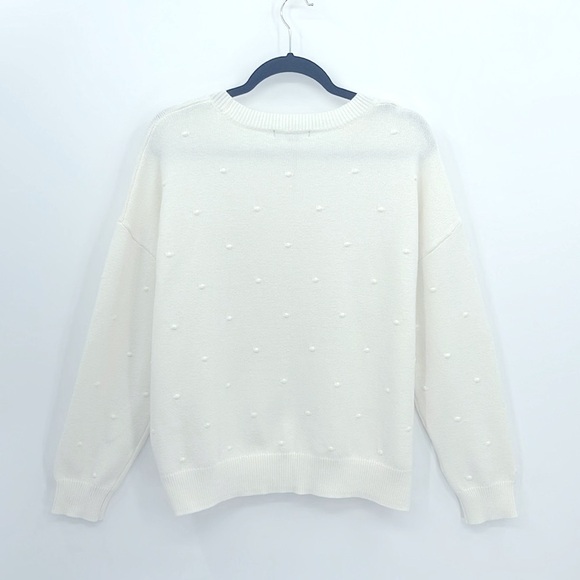 Kendall + Kylie Crew Neck Popcorn Sweater - Picture 3 of 3